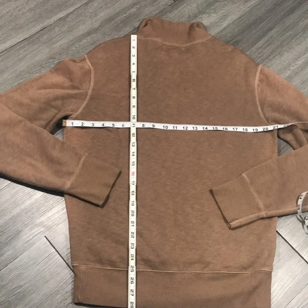Polo Ralph Lauren Camel Quarter Button Sweatshirt size‎ M